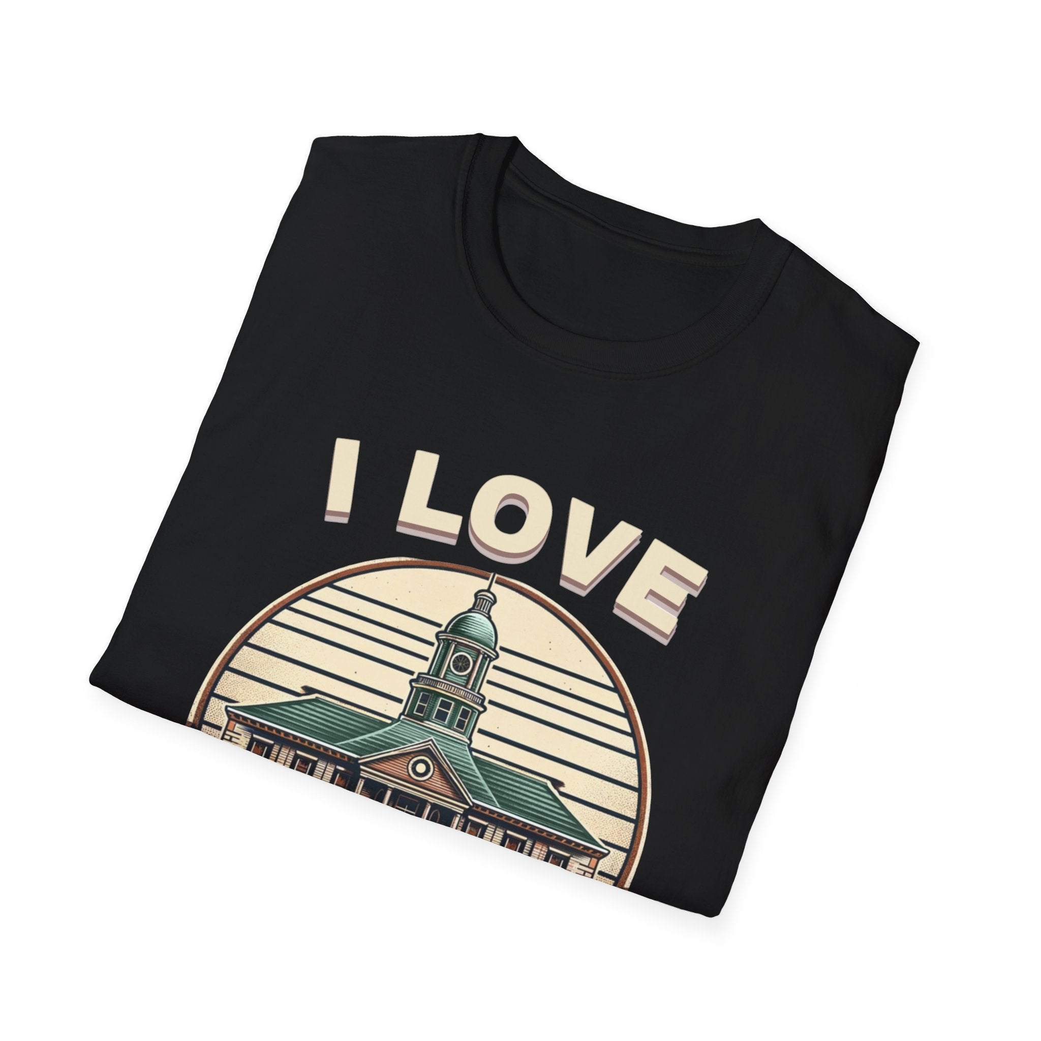 i Love Taunton  Courthouse Unisex Softstyle T-Shirt