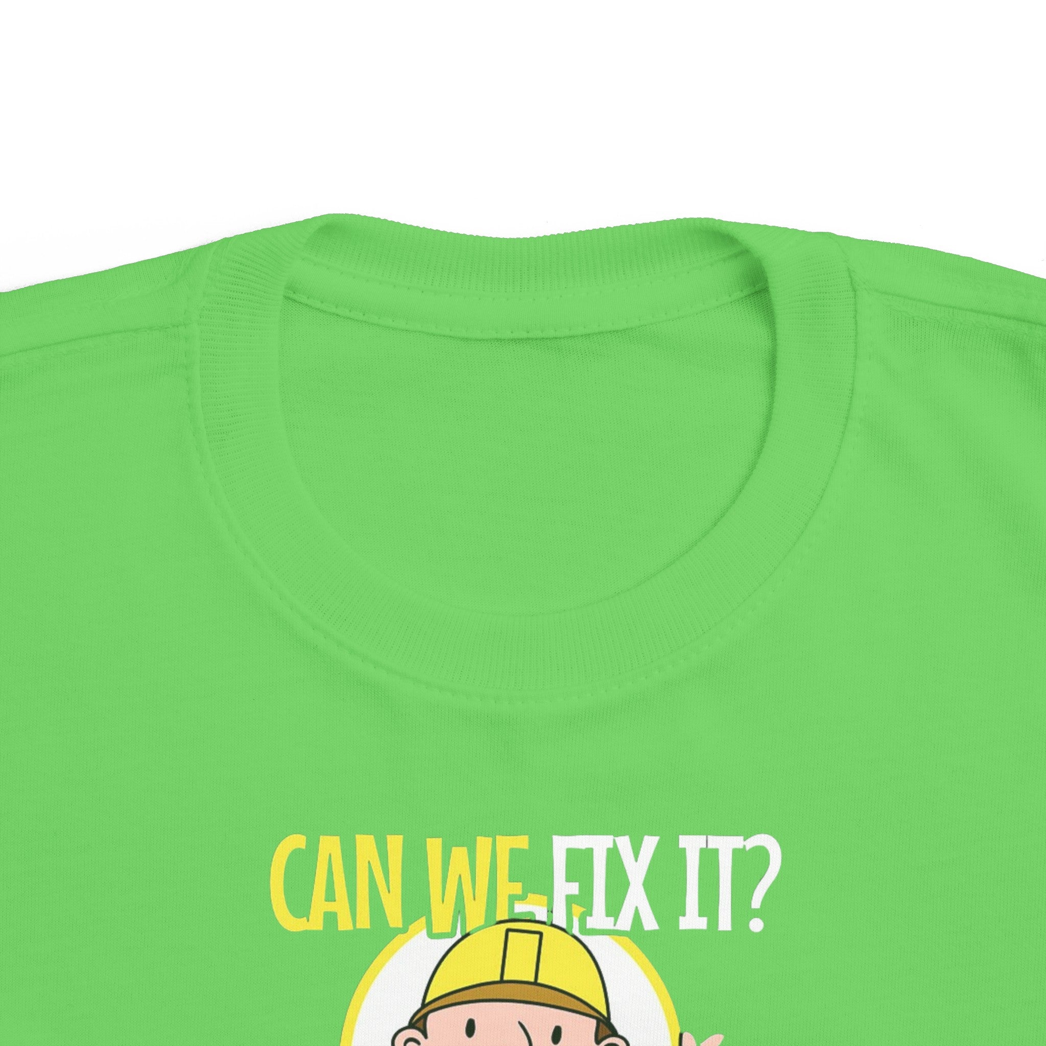 Toddler's Can Bob Fix it Jersey Tee