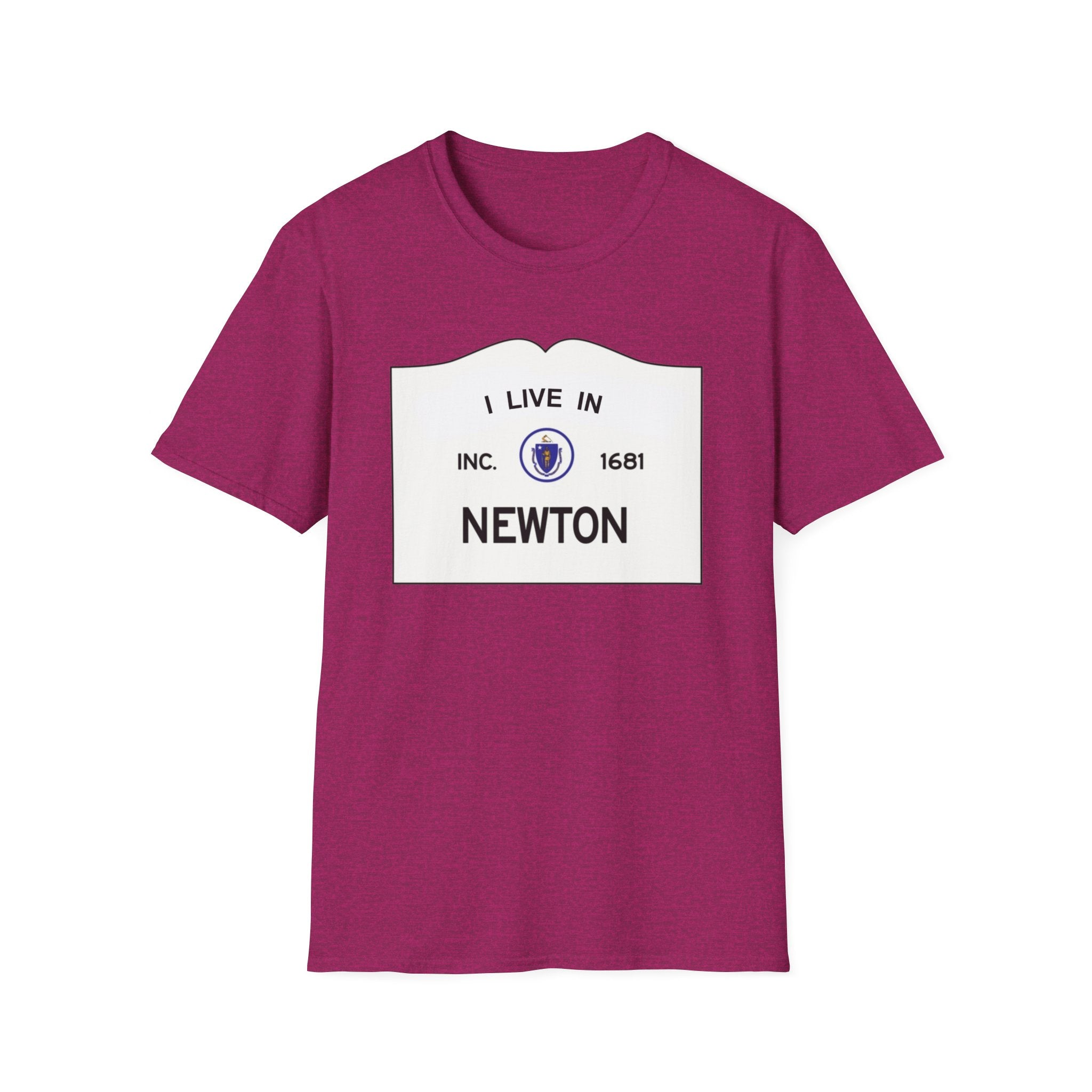 I Live in Newton Unisex Softstyle T-Shirt