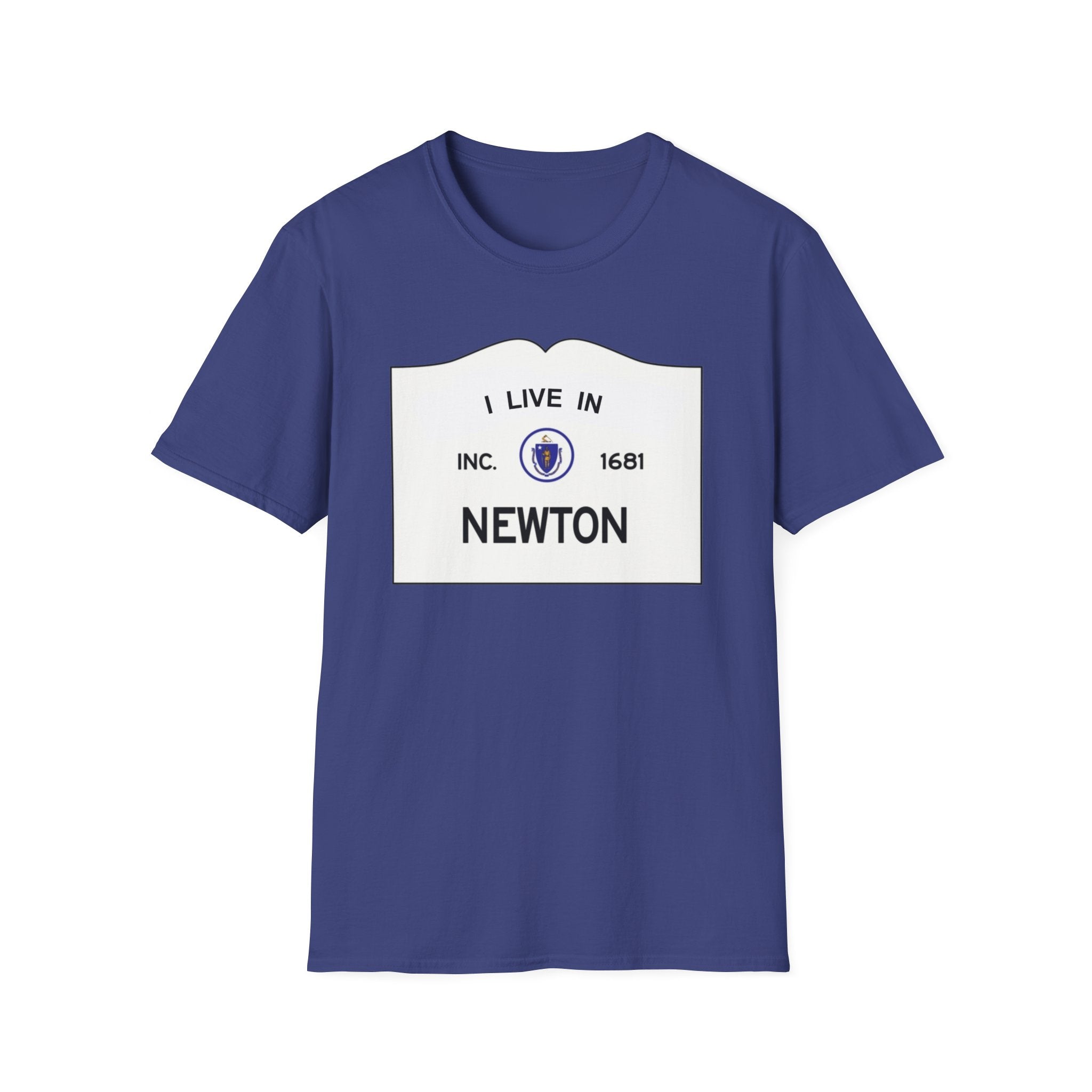 I Live in Newton Unisex Softstyle T-Shirt