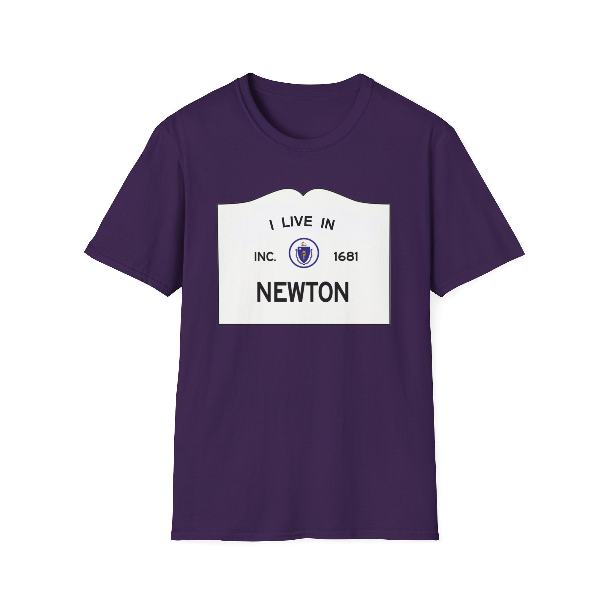 I Live in Newton Unisex Softstyle T-Shirt