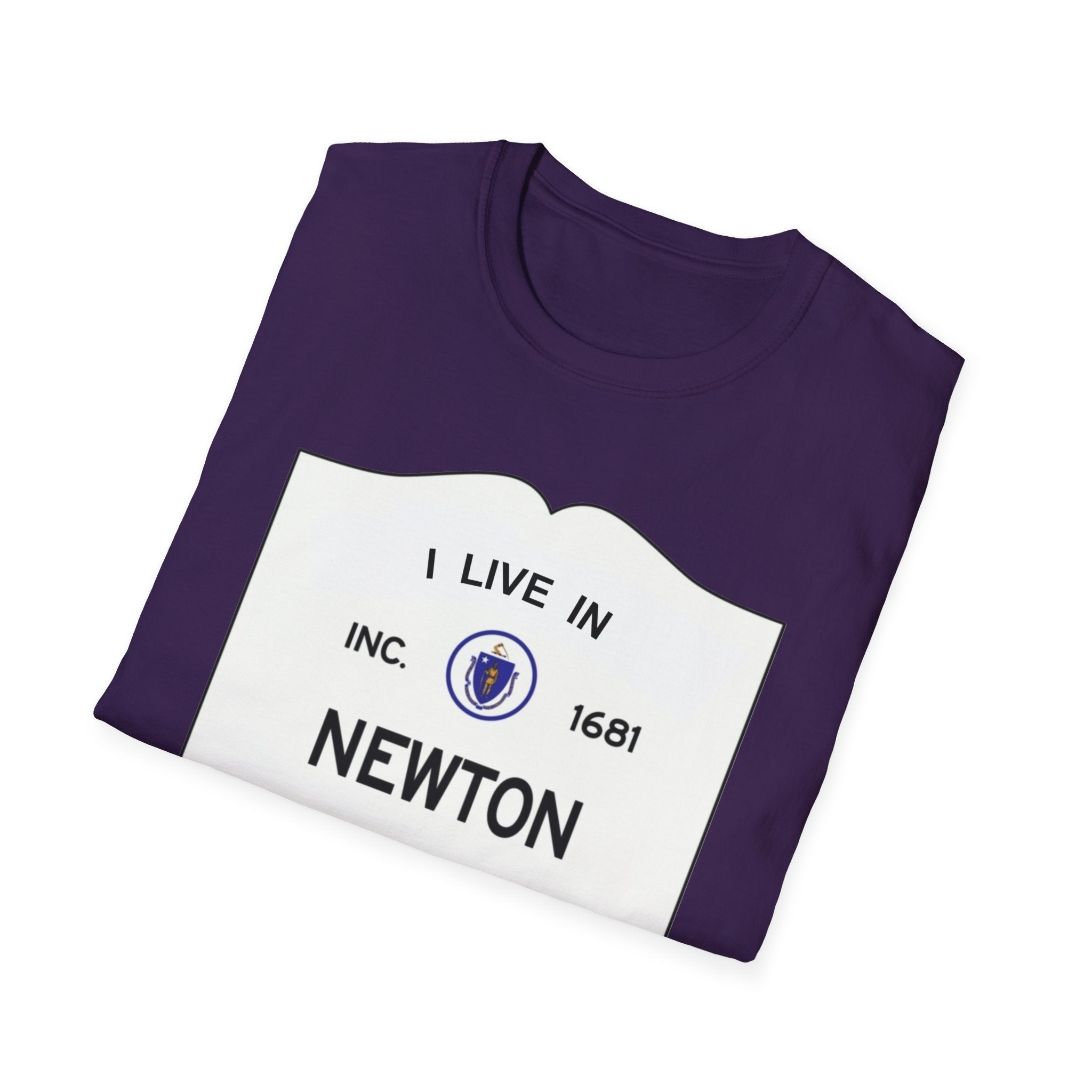 I Live in Newton Unisex Softstyle T-Shirt